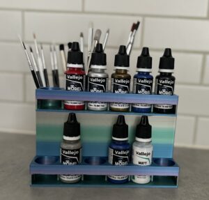 Paint rack med penselholder
