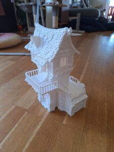 Jeg printer meget terræn til miniature wargaming specifik mordheim. Denne er mit seneste print, den skal dog males inde brug