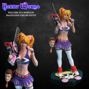 Juliet Starling fra Lollipop Chainsaw. Printet i resin, airbrushed og håndmalet.