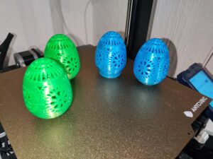 Lidt påske print på min vyper. Silk filament.